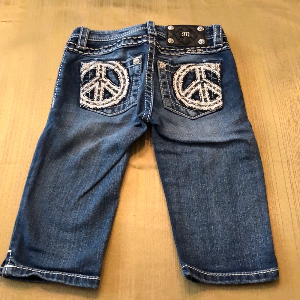 Miss Me Kids Bling Capris size 7